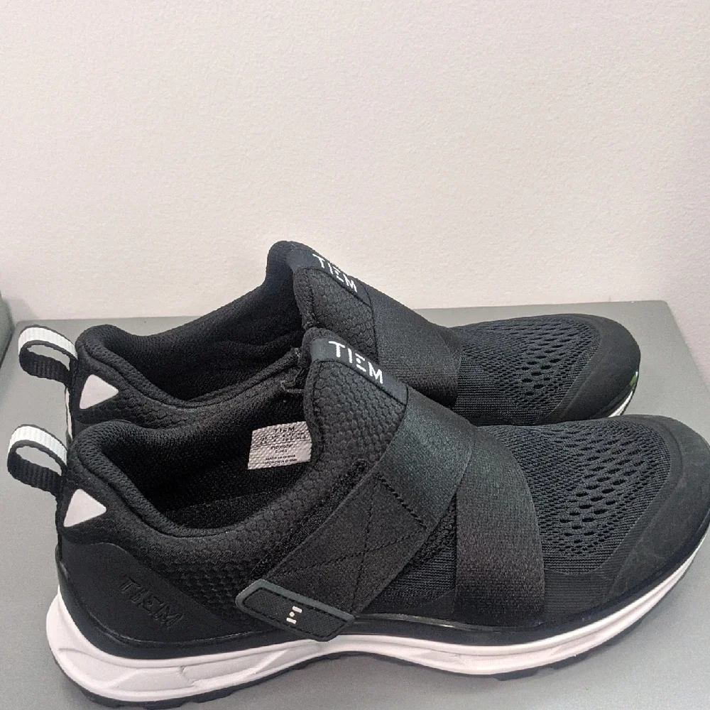 Tiem Slipstream Womens Cycling Shoe - Black - Size 8.5 - SPD Clips Included! - Picture 3 of 5